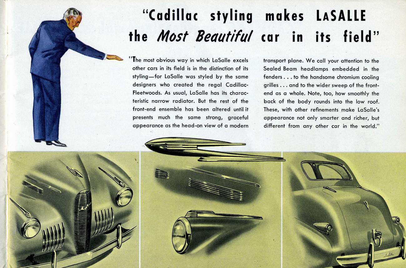 1940 Cadillac LaSalle Brochure Page 13
